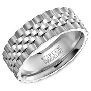 A multi-component CARLEX in white gold. This ring is available in 18K (White, Yellow & Rose) gold & Platinum 950.