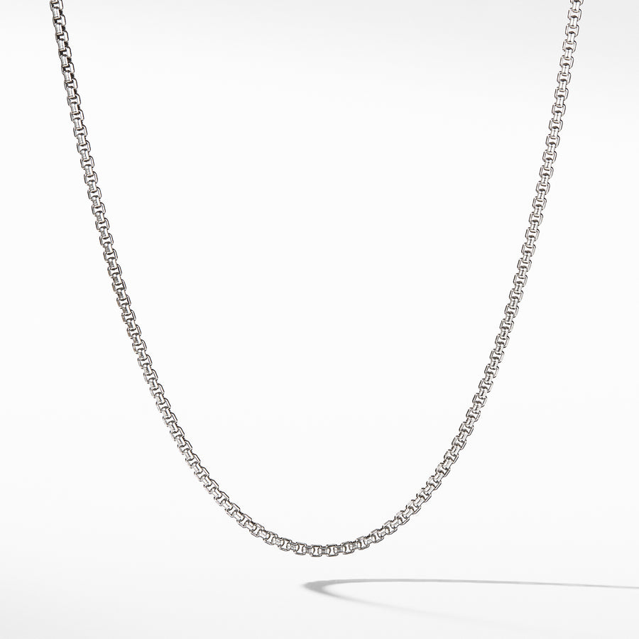 Sterling silver and 14-karat yellow gold detailSmall box chain, 2.7mm wideLobster clasp