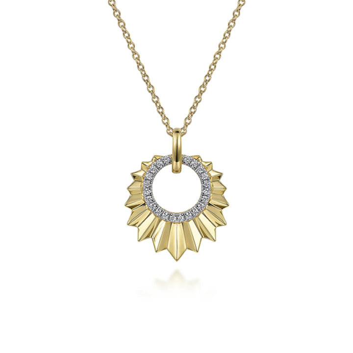 Gabriel & Co. 14K Yellow Gold 17.5