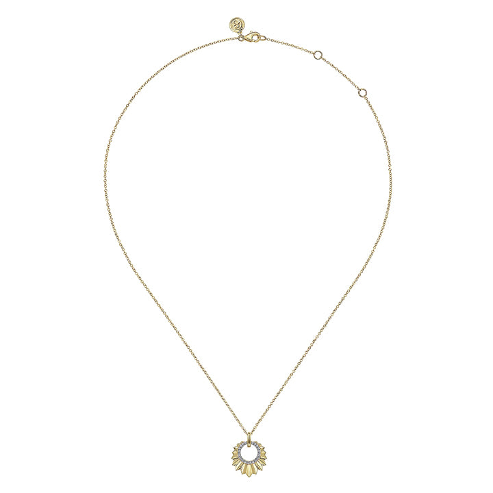 Gabriel & Co. 14K Yellow Gold 17.5