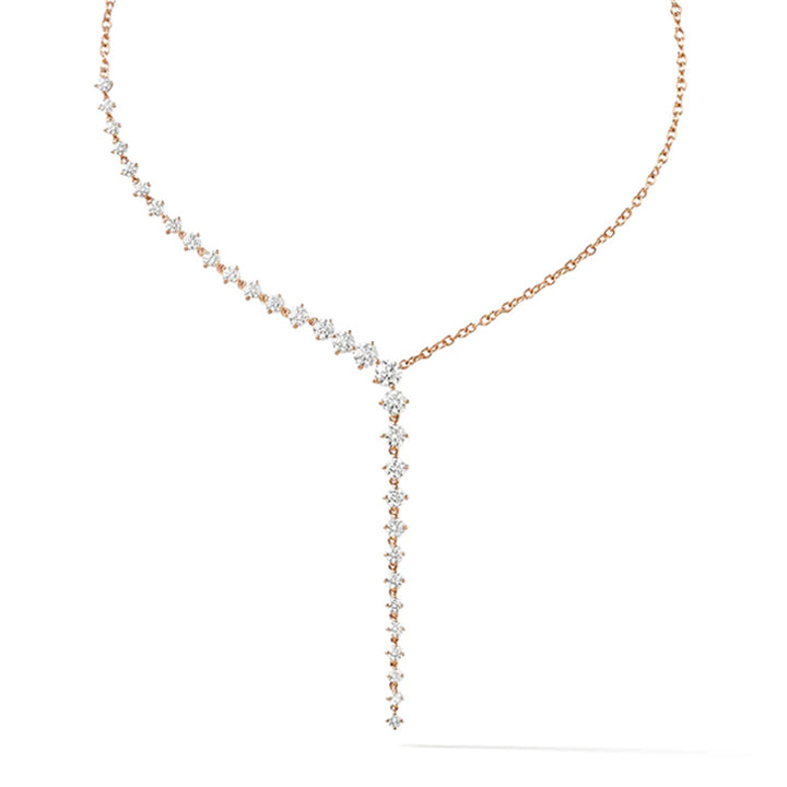 Melissa Kaye 18K Gold Aria Cascade Diamond Necklace