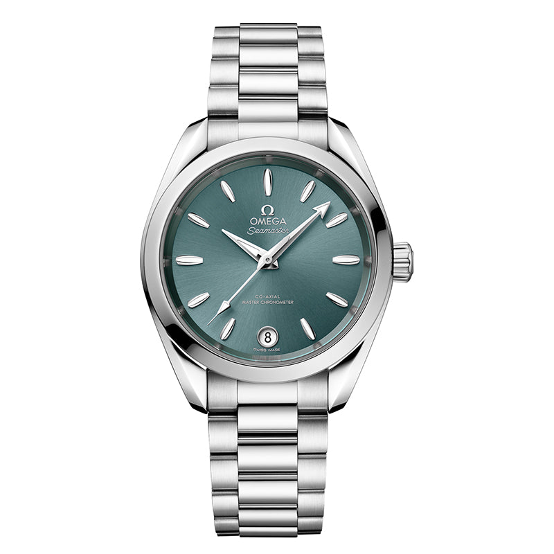 Omega Seamaster Aqua Terra 150m Co-Axial Master Chronometer 34mm Lagoon Green- 220.10.34.20.10.001