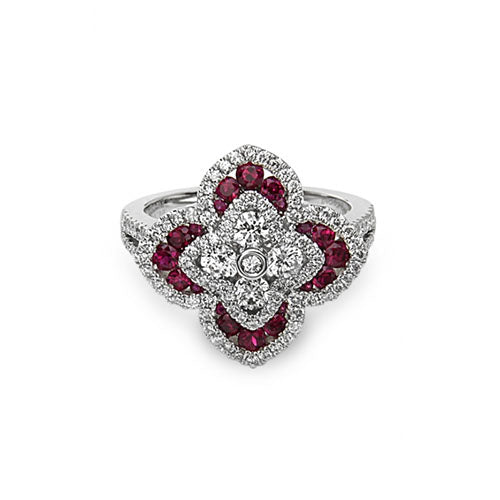 This Vintage fashion ring by Charles Krypell will make a brilliant addition to your jewelry collection. It is fashioned of 18k white gold. Model number of this ring is 3-M347-WR. Moyer Fine Jewelers is an authorized retailer of Charles Krypell. Rest assur