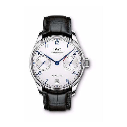 An elegant watch will always deliver sophistication and style - and this timepiece from IWC brings you just that. This Gents watch can definitely be an awe-striking piece once you lay eyes upon it. With a Polished bezel, this treasure represents delicate craftsmanship. The Stainless Steel case that encloses this pieces mechanism is also evidence of the quality that comes from this stylish item. The contrasting Silver dial color adds a bold sense of luxury. Also important to note is the With anti