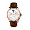 An exquisite timepiece will always convey sophistication and style - and this timepiece from IWC brings you just that. This Gents watch can surely be an awe-striking piece once you lay eyes upon it. With a Polished bezel, this beauty represents delicate craftsmanship. The 18k Rose Gold case that encloses this pieces mechanism is also evidence of the quality that comes from this stylish item. The contrasting Silver dial color adds a pronounced sense of luxury. Also important to note is the With a