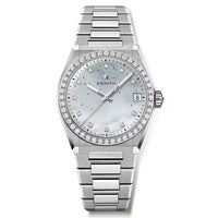 Zenith Defy Midnight Mother of Pearl Diamond Bezel - 16.9200
