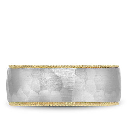 Bleu Royale 14k Two Tone Gold Men's Wedding Band - RYL-018WY85-M10