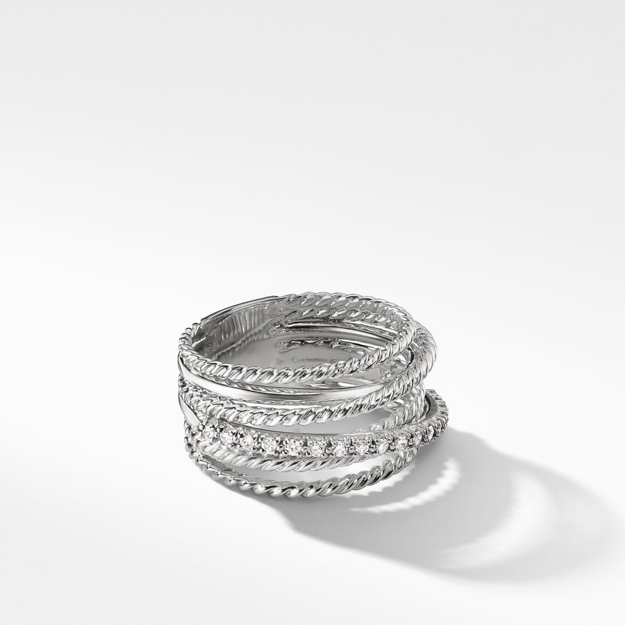 David Yurman Ring with Diamonds - R07370DSSADI
