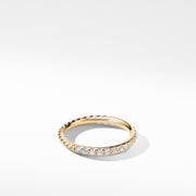 18-karat yellow gold ��� Pav? diamonds, 0.31 total carat weight?,  ��� Ring, 2mm