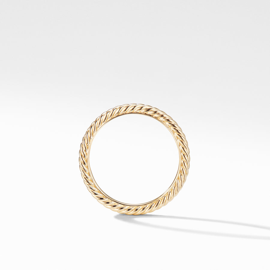 David Yurman Cable Collectibles Stack Ring in 18K Gold - R0946588