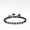 DY Fortune Woven Bracelet in Black with Black Onyx