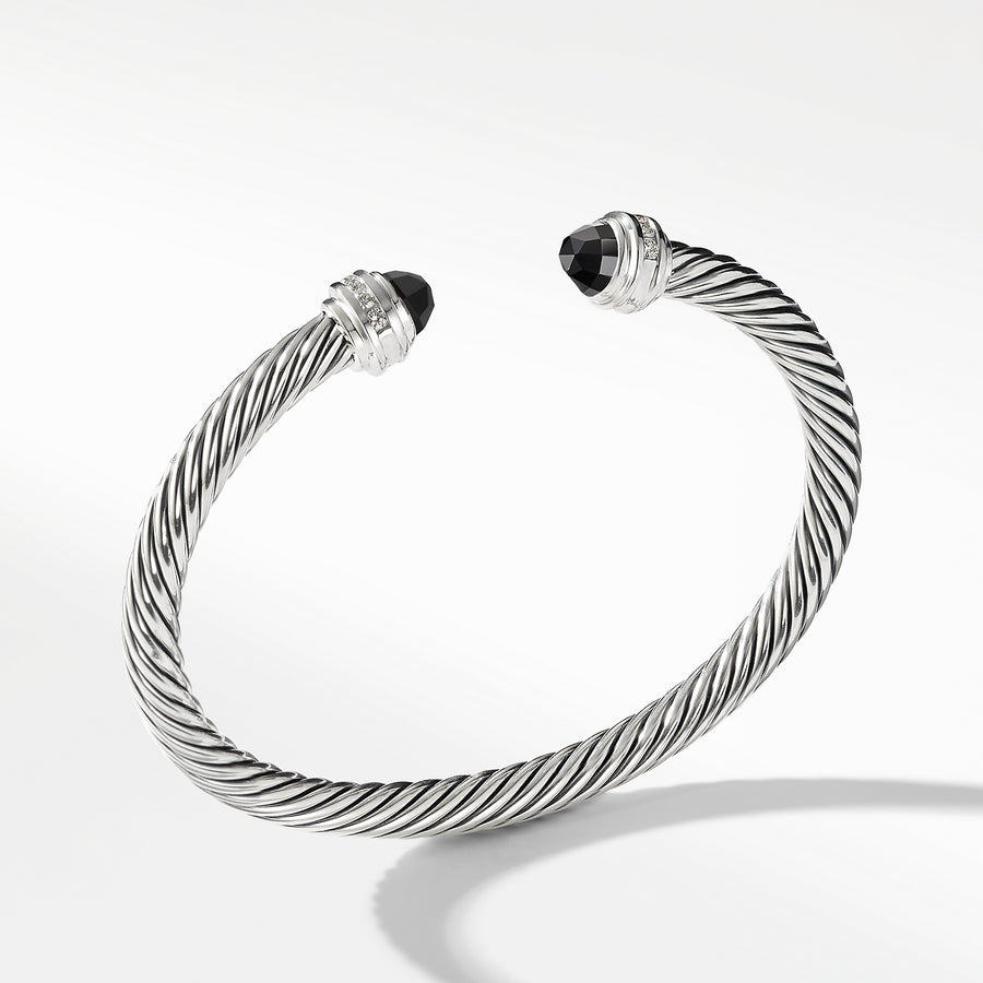 David Yurman Bracelet with Black Onyx and Diamonds - B04182SSABODI