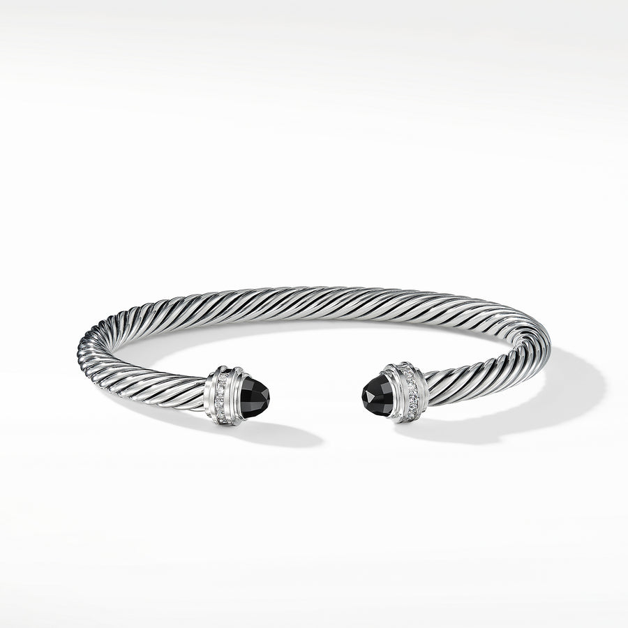 David Yurman Bracelet with Black Onyx and Diamonds - B04182SSABODI