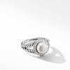 Sterling silver ��� Pav? diamonds, 0.14 total carat weight,  ��� Ring, 8mm