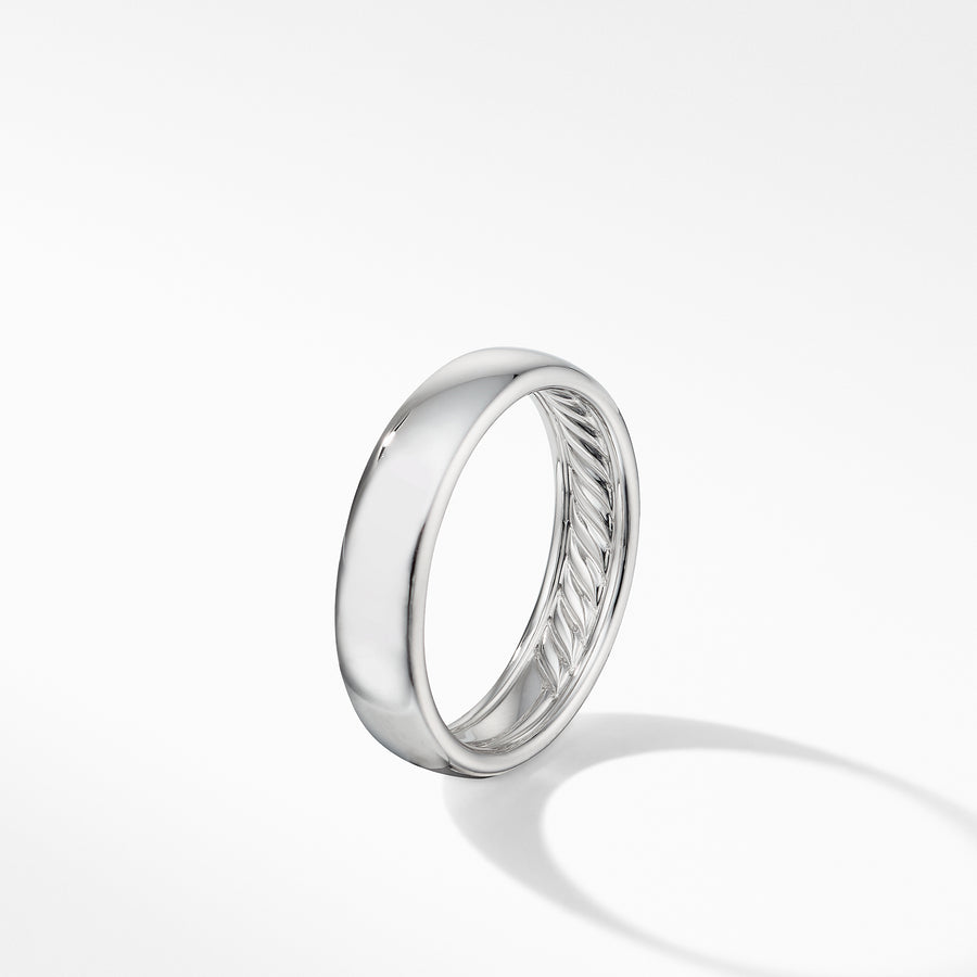 David Yurman DY Classic Band Ring in 18K White Gold - R15753M8W