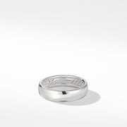 DY Classic Band Ring in 18K White Gold