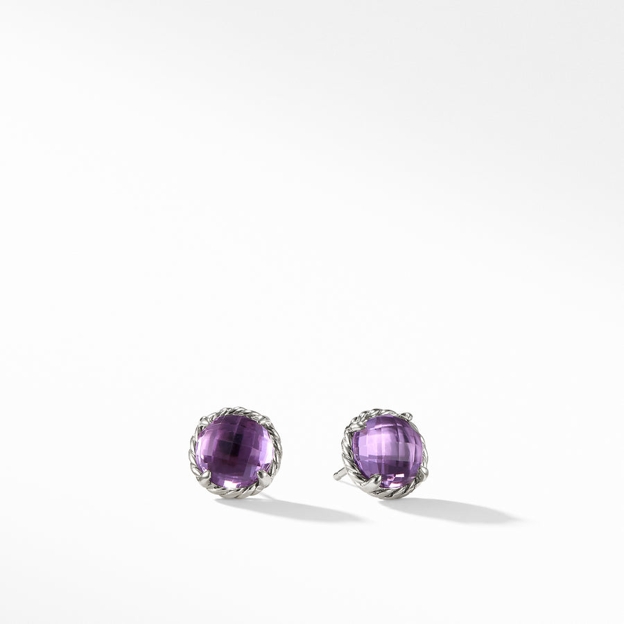 Earrings with Amethyst