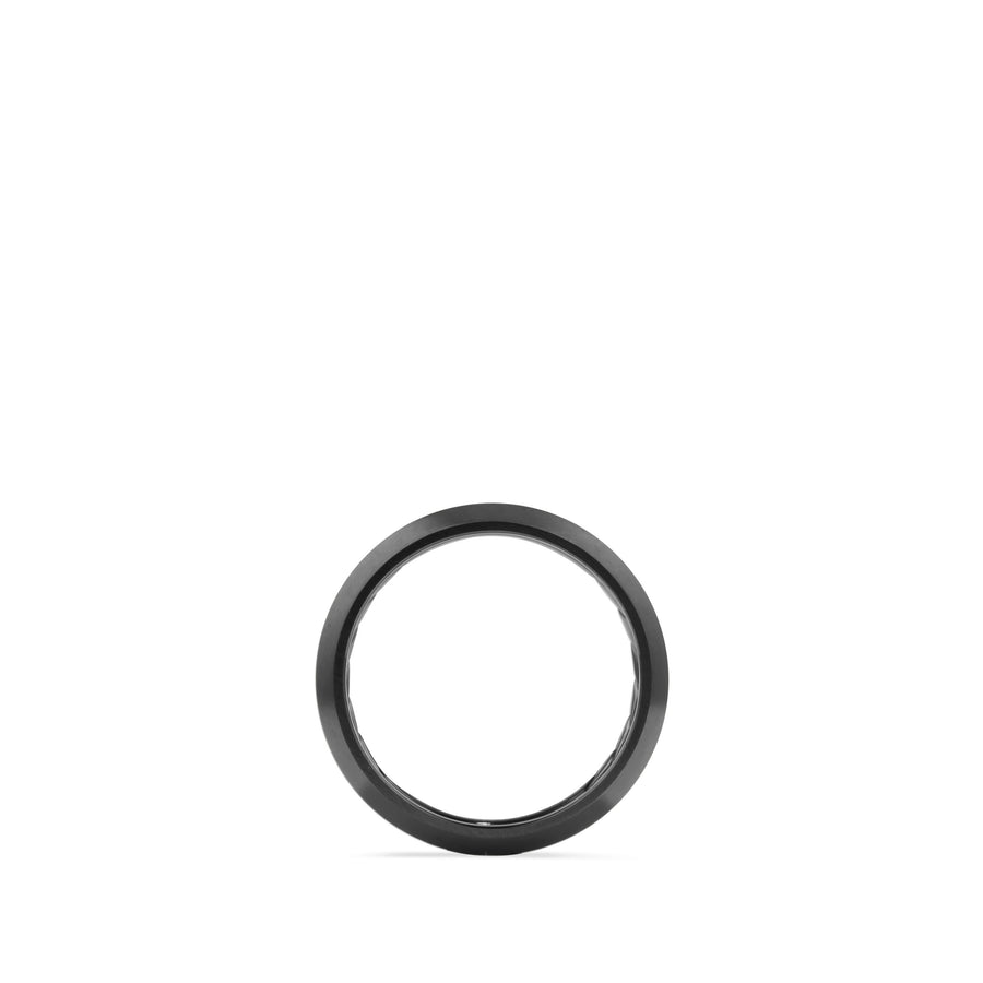David Yurman Beveled Band Ring in Black Titanium - R15792MBB