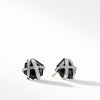 Cable Wrap Earrings with Black Onyx and Diamonds