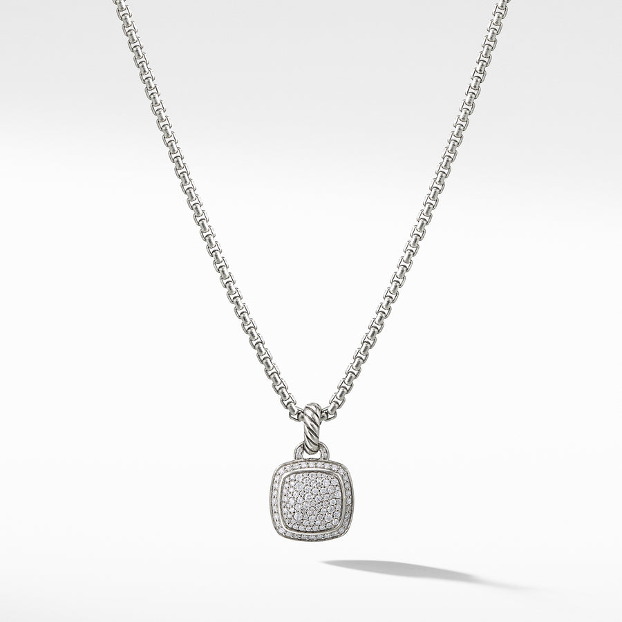 Sterling silver ��� Pav? diamonds, 0.60 total carat weight,  ��� Pendant, 11mm ��� Chain sold separately-