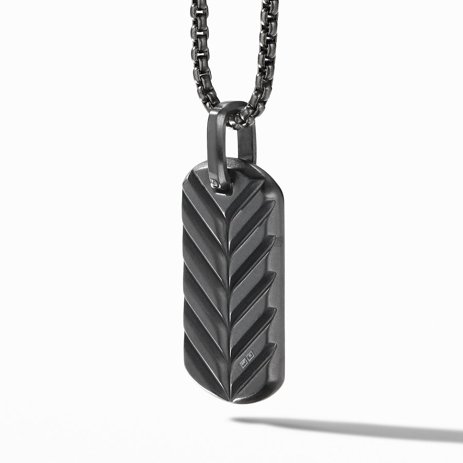 David Yurman Streamline® Tag in Black Titanium - D25382MBB