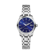 An elegant watch will always convey sophistication and style- and this timepiece from Carl F Bucherer brings you just that. This Ladies watch can surely be an awe-striking piece once you lay eyes upon it. 30 mm stainless steel case, 9.54 mm thick, sapphire crystal back, sapphire crystal with anti-reflective coating on both sides, blue dial, Caliber CFB 1963 automatic movement, approximately 38 h of power reserve, stainless steel bracelet, folding buckle with stainless steel clasp. Water resistan