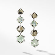 Chatelaine? Drop Earrings with Prasiolite