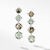 Chatelaine? Drop Earrings with Prasiolite