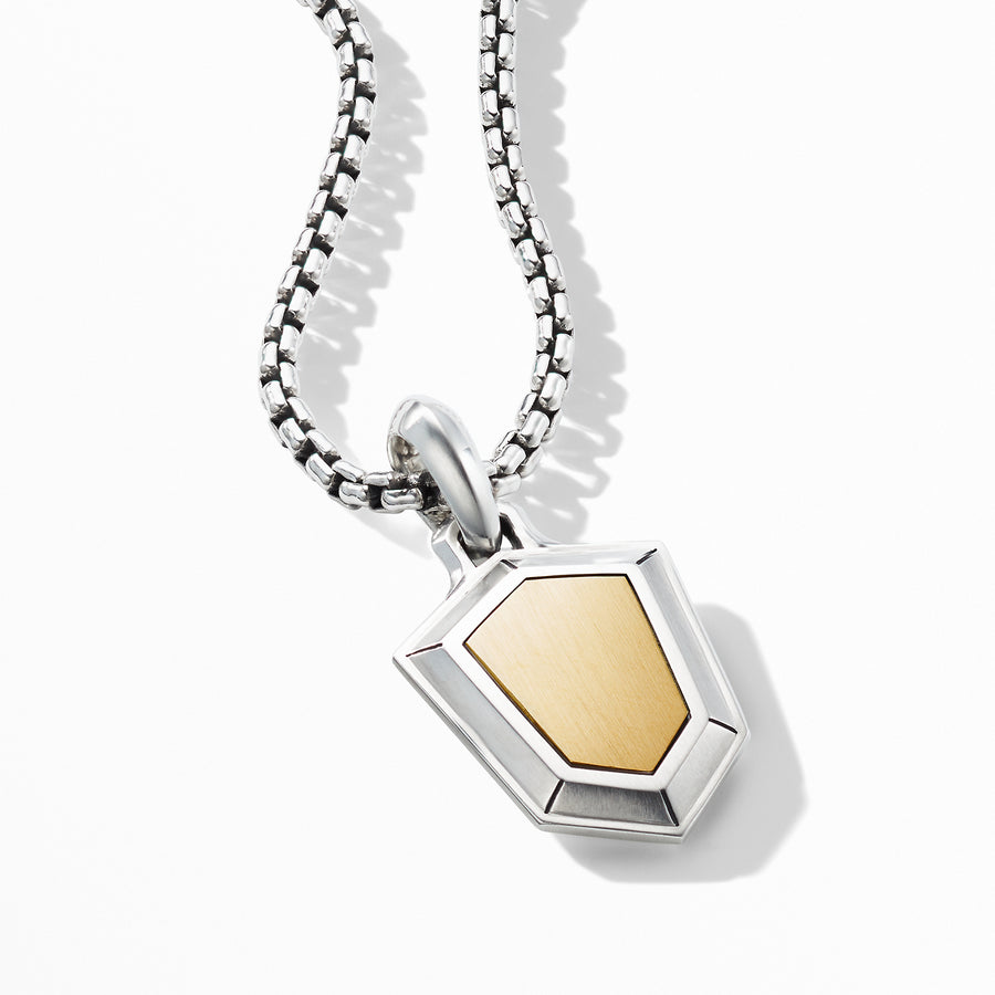 David Yurman Shield Amulet with 18K Yellow Gold - D25295MS8