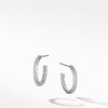 Extra-Small Hoop Earrings in with Pav? Diamonds