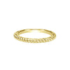 14k Yellow Gold Twisted Rope Stackable Ring