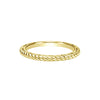 14k Yellow Gold Twisted Rope Stackable Ring