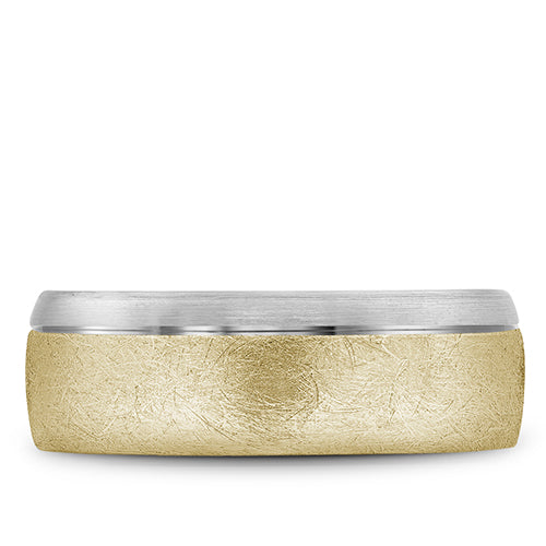 Bleu Royale 14k Two Tone Gold Men's Wedding Band - RYL-007YW55-M10