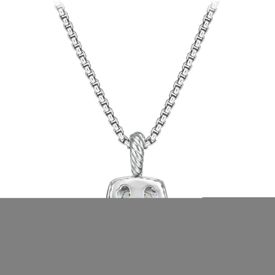 David Yurman Pendant Necklace with Prasiolite and Diamonds - N07212DSSAPLDI