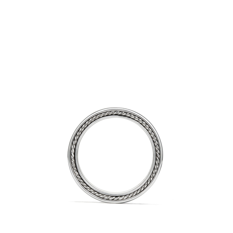 David Yurman Streamline Three-Row Band Ring with Black Diamonds - R05463MSSABD-883932075205