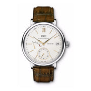 An exquisite timepiece will always express sophistication and style - and this timepiece from IWC brings you just that. This Gents watch can definitely be an awe-striking piece once you lay eyes upon it. With a Polished bezel, this treasure represents thorough craftsmanship. The Stainless Steel case that encloses this pieces mechanism is also evidence of the quality that comes from this stylish item. The contrasting Silver dial color adds a pronounced sense of luxury. Also important to note is t