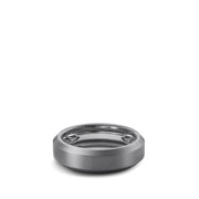 Beveled Band in Grey Titanium