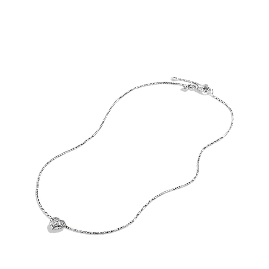 David Yurman Heart Pendant Necklace with Diamonds - N12533DSSADI-883932695113