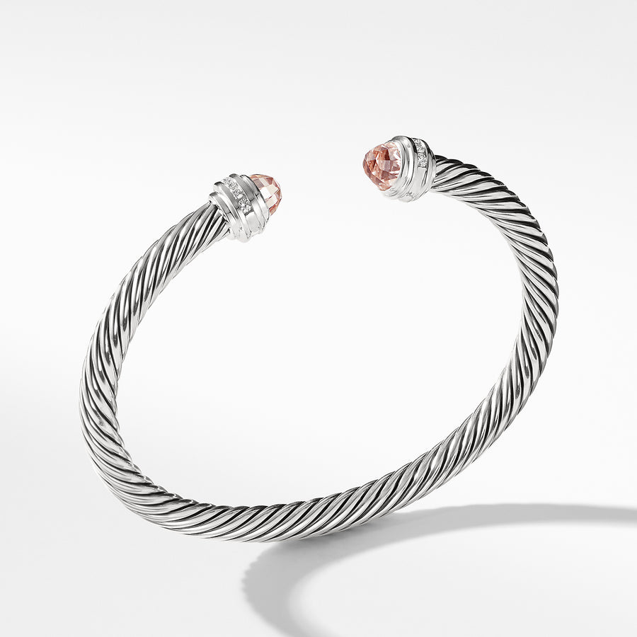 Bracelet with Morganite and Diamonds
