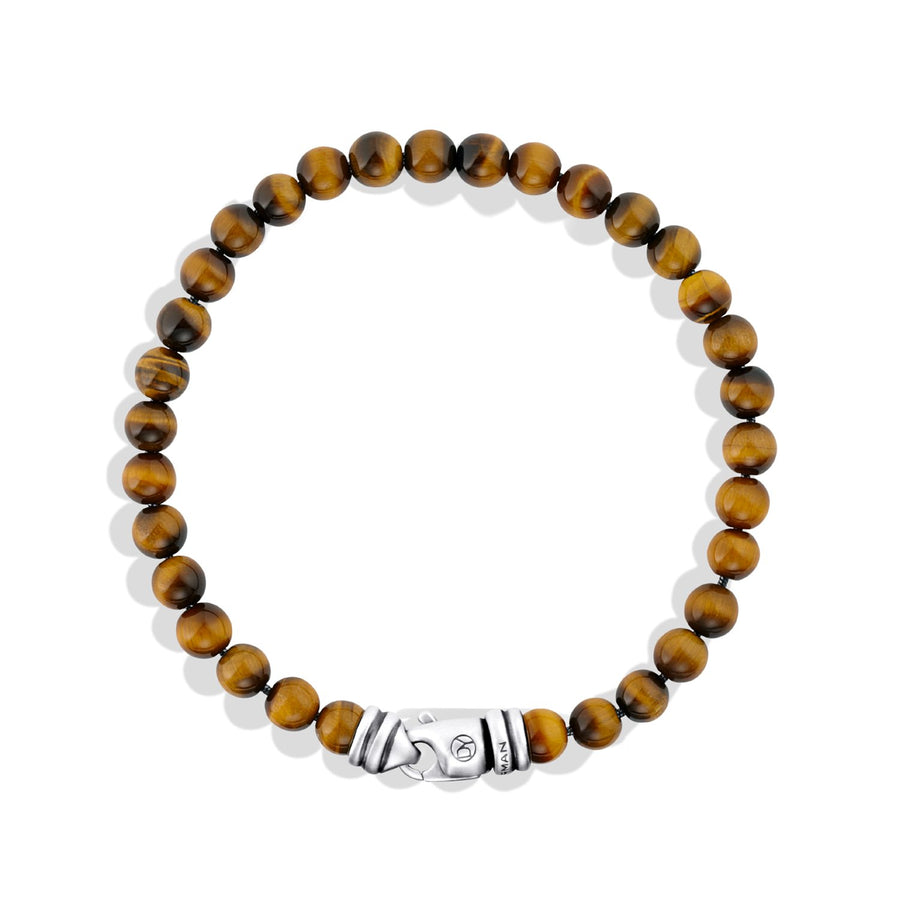 David Yurman Spiritual Beads Bracelet with Tiger's Eye- B05080MSSBTE85