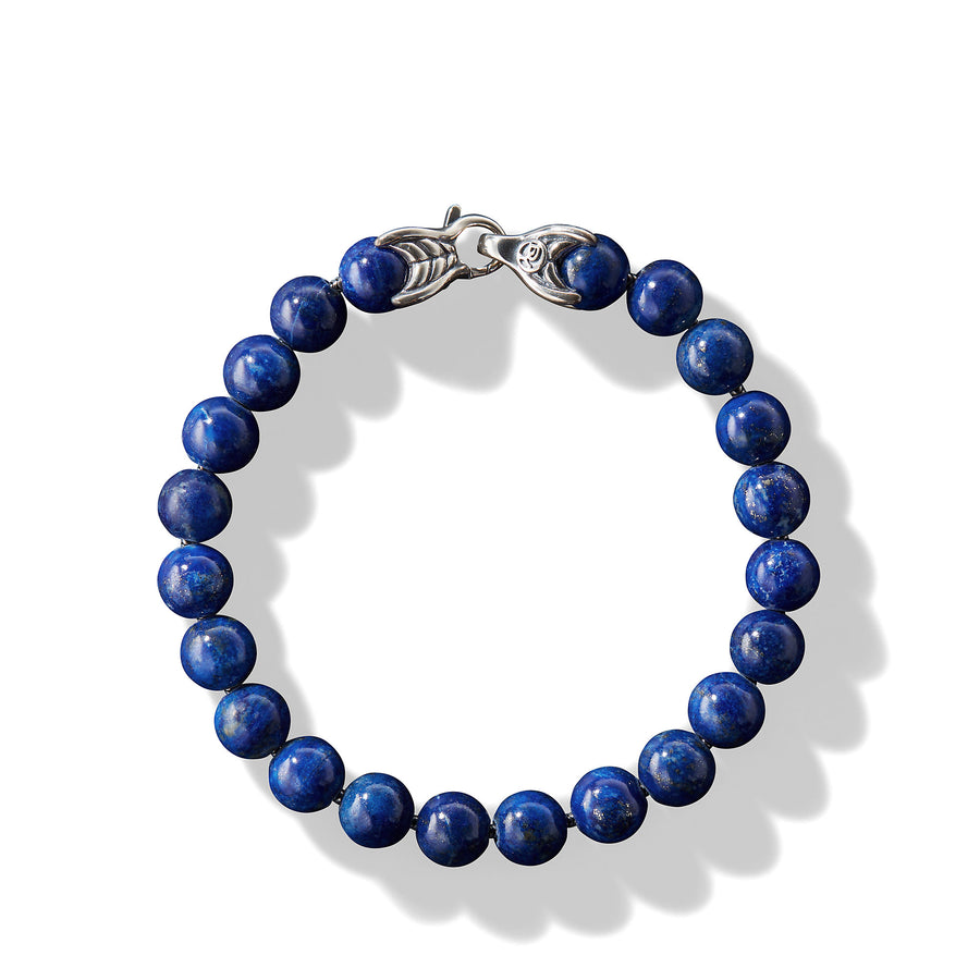 David Yurman Spiritual Beads Bracelet with Lapis Lazuli- B05375MSSBLA8