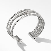 Four-Row Cuff Bracelet with Diamonds