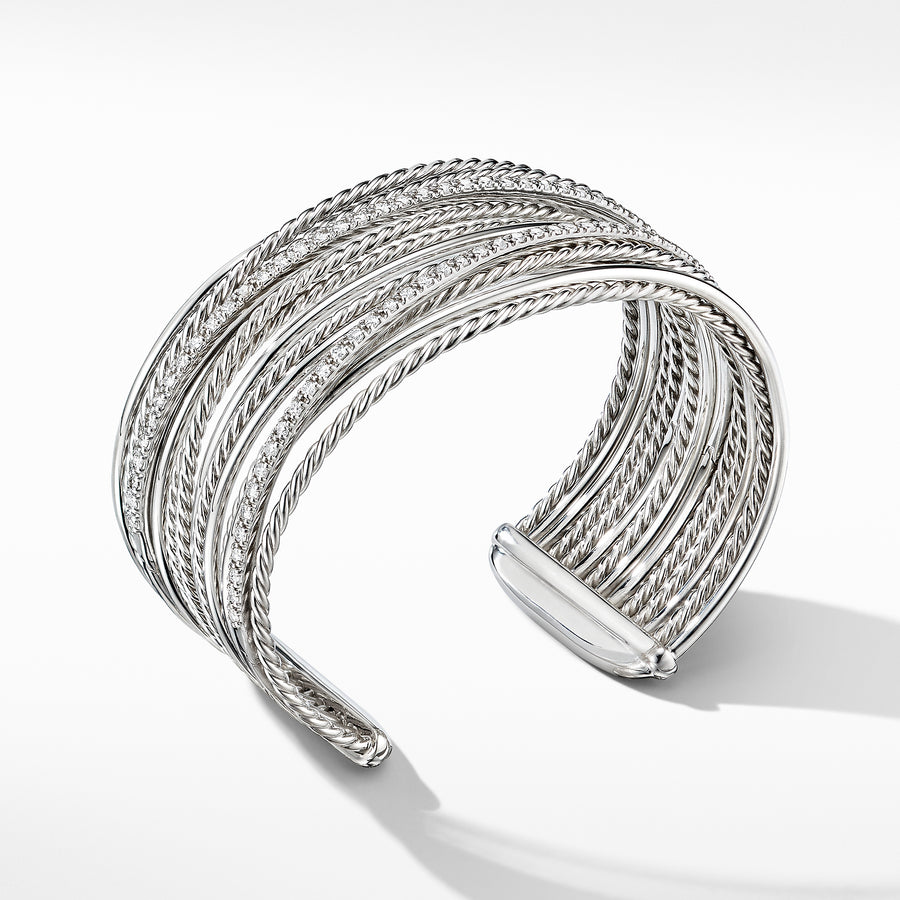 David Yurman Crossover Bracelet with 18K Gold | Bloomingdale's