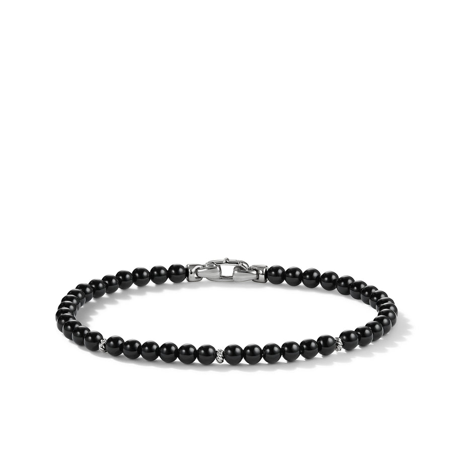 David Yurman Spiritual Beads Bracelet with Black Onyx- B17048 SSBBOM