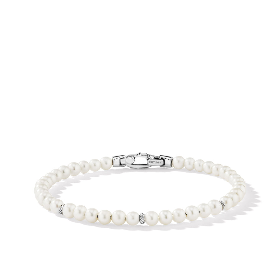 David Yurman Spiritual Beads Bracelet with Pearls- B17048 SSBPEM