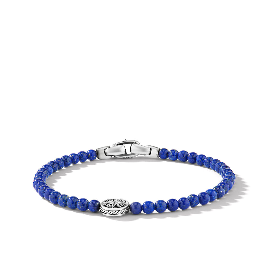 David Yurman Spiritual Beads Compass Bracelet with Lapis- B25674MSSBLAM