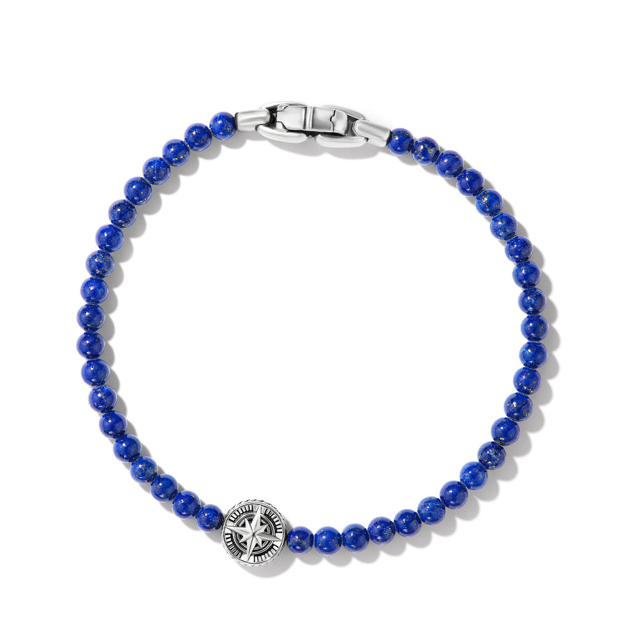 David Yurman Spiritual Beads Compass Bracelet with Lapis- B25674MSSBLAM