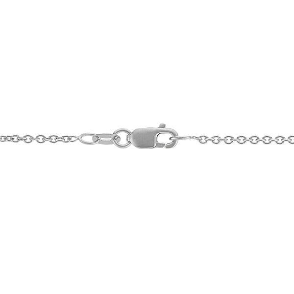 14K White Gold Cable Chain Necklace