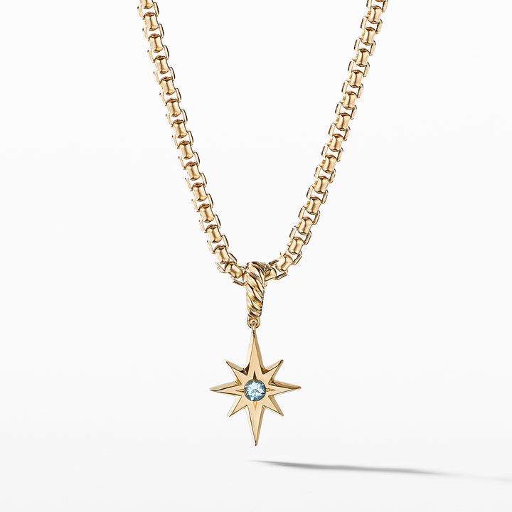 David Yurman Starburst Necklace With Blue Topaz | New York Jewelers Chicago
