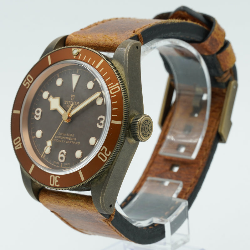 Tudor Black Bay 79250BM Bronze Case on Leather Strap - 43mm